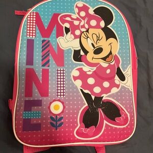 Minnie Mouse Pink and Blue Kids Backpack